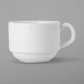 8 oz. Bright White Stackable China Cup B415770