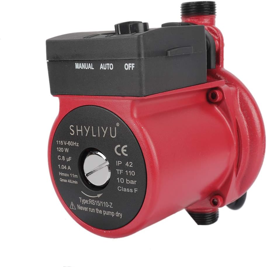 115V/60Hz 1 inch Cast Iron Pressure Booster Pump A936