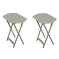 Gray Set of 2 Tray Tables I75960