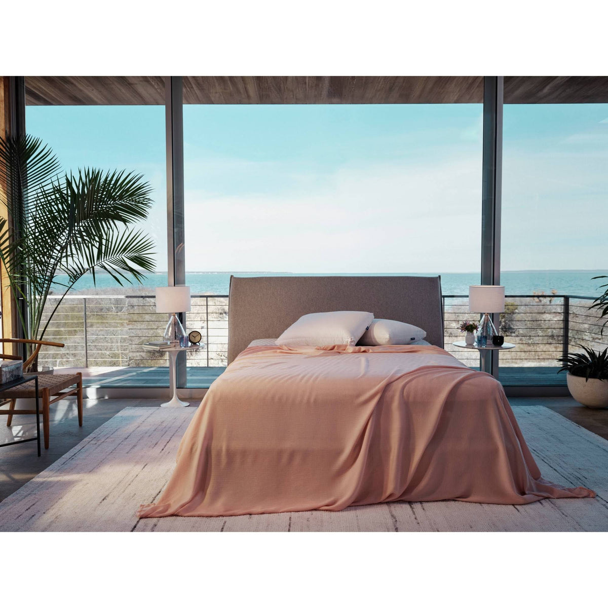 Dusty Rose California King Hyperlite Sheet Set L324711