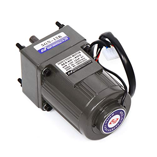 110V AC Single-Phase High Torque Electric Gear Motor with Speed Controller 0-45RPM 120W 30K C617
