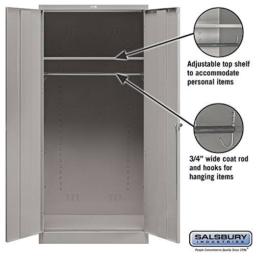Gray Storage Cabinet J1257