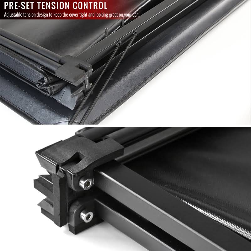 Tri-Fold Tonneau Cover for Nissan Frontier King Cab G730