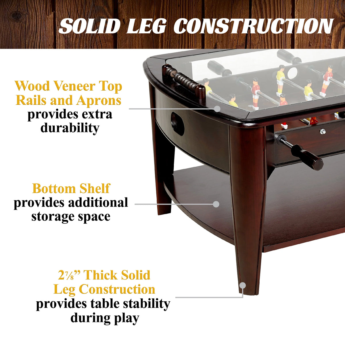 42 Inch Foosball Coffee Table Z150
