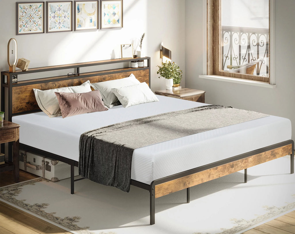6 Inch King Size Medium Firm Memory Foam Mattress I62576