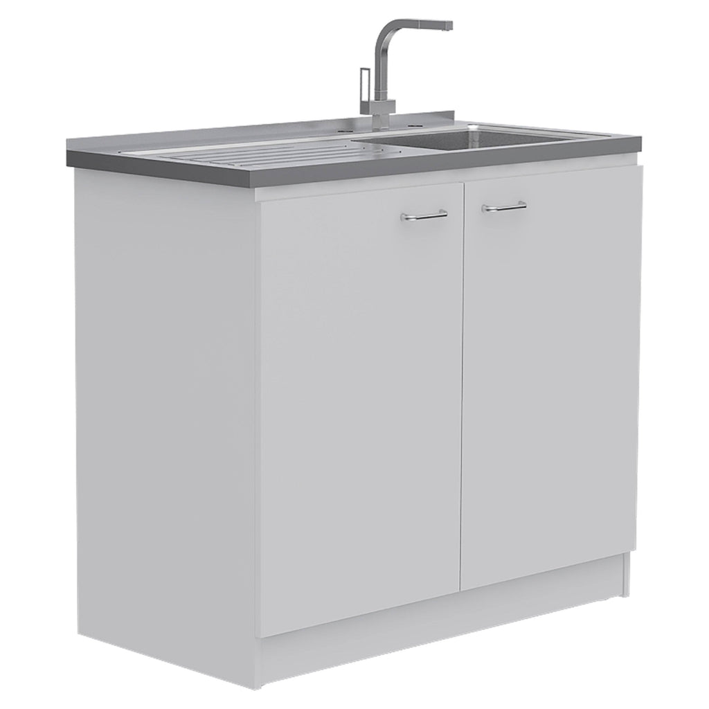 Espresso Utility Sink Cabinet X84171