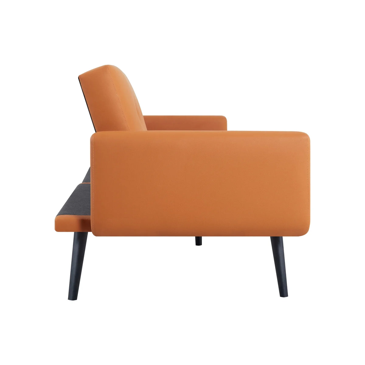 Caramel Air Leather Futon Sofa Bed X737