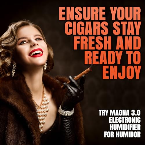 Cigar Humidor Humidifier with LCD Humidity & Temperature Display T415