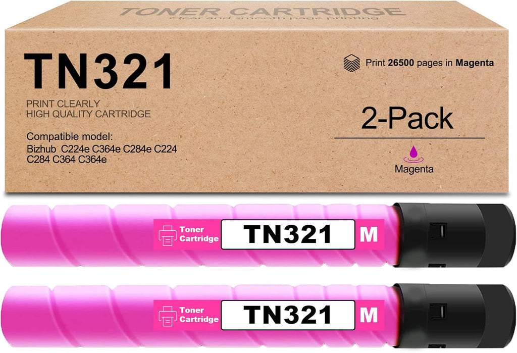 Magenta 2 Packs Compatible Toner Cartridge L161