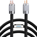 12AWG Power Cord Carbon Fibre Red Pure Copper Plug IEC320-C15 O930