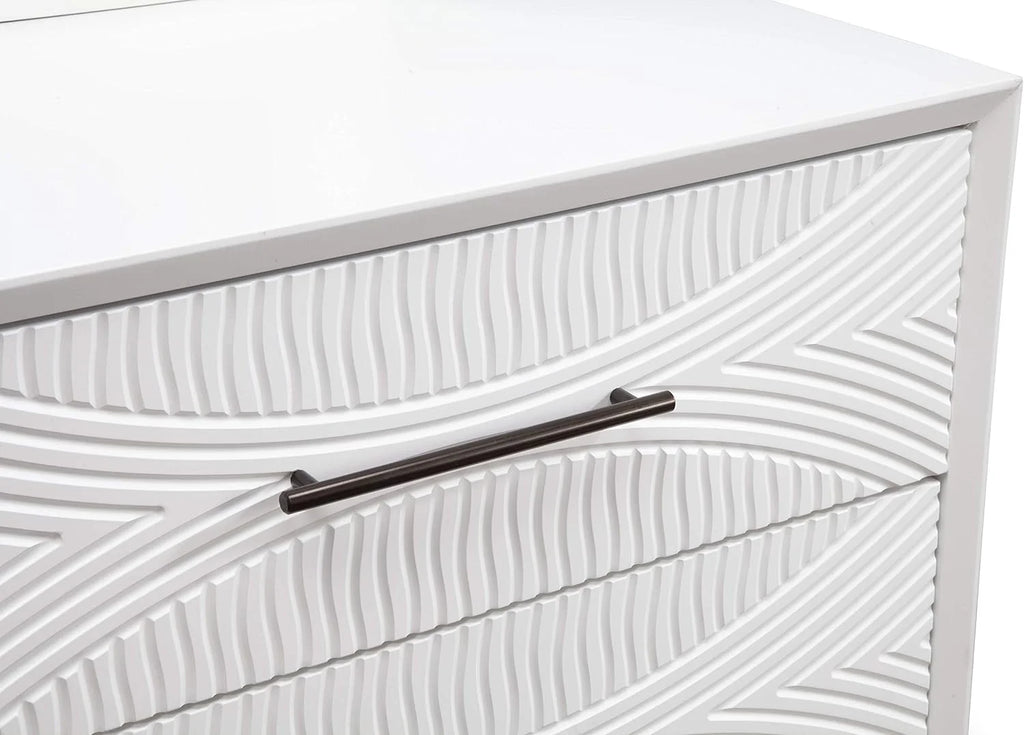 White 2 Drawer Nightstand J663506