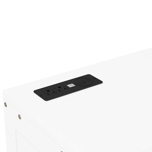 Queen Size Solid Wood Murphy Bed with USB Ports K7094