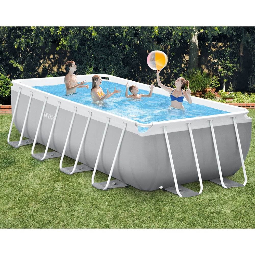 16' x 42 Rectangular Above Ground Swimming Pool Set H995394