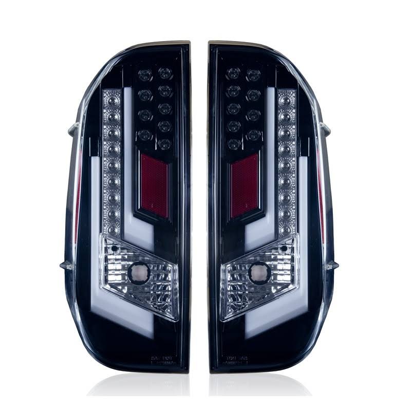 Gloss Black Clear LED Tail Lights (Pair) D773596