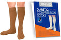 Knee High 8-15 Compression Diabetic Socks G6807
