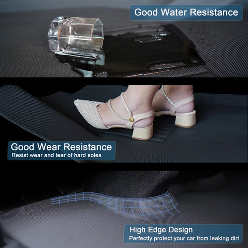 3 Pcs Waterproof Floor Mats Y254