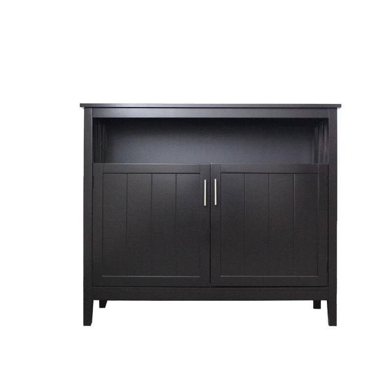 Wooden Kitchen Storage Sideboard Buffet Server Cabinet, Brown E35022