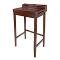 Walnut Finish High Desk S48557