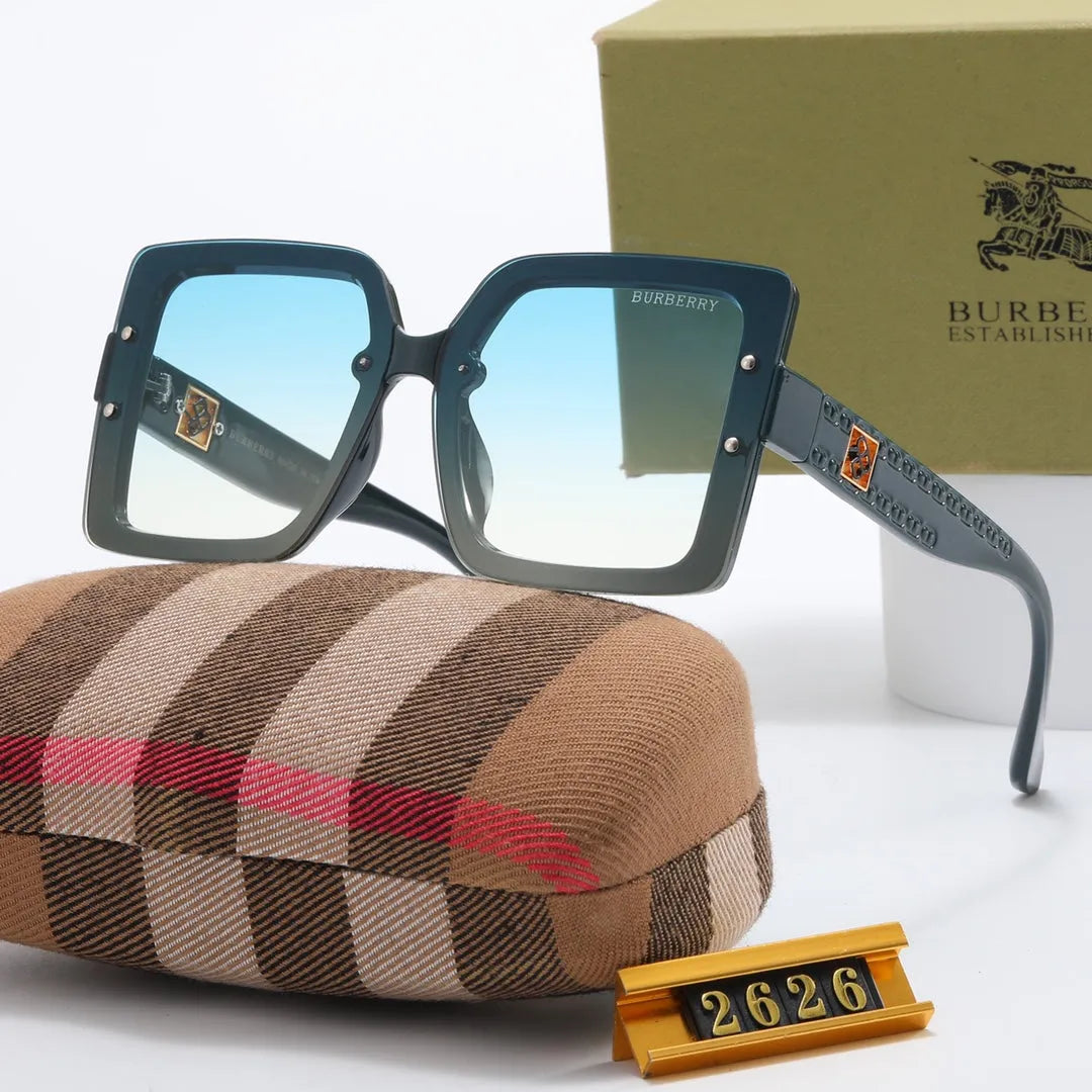 Square Frame Gradient Lens Polarized Sunglasses K291732