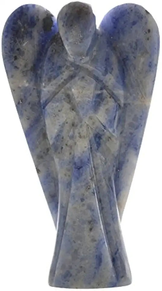 Carved Angel Healing Crystal Gemstone with Gift Pouch P106