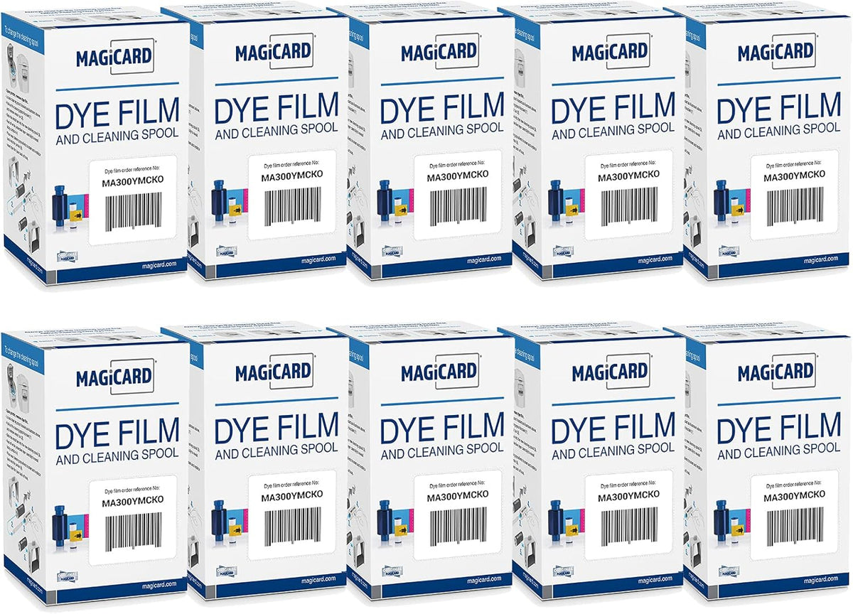 Color Ribbon - YMCKO - 300 Prints G16356