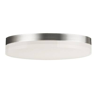 Satin Nickel LED Flush Mount Light Fixture W5523