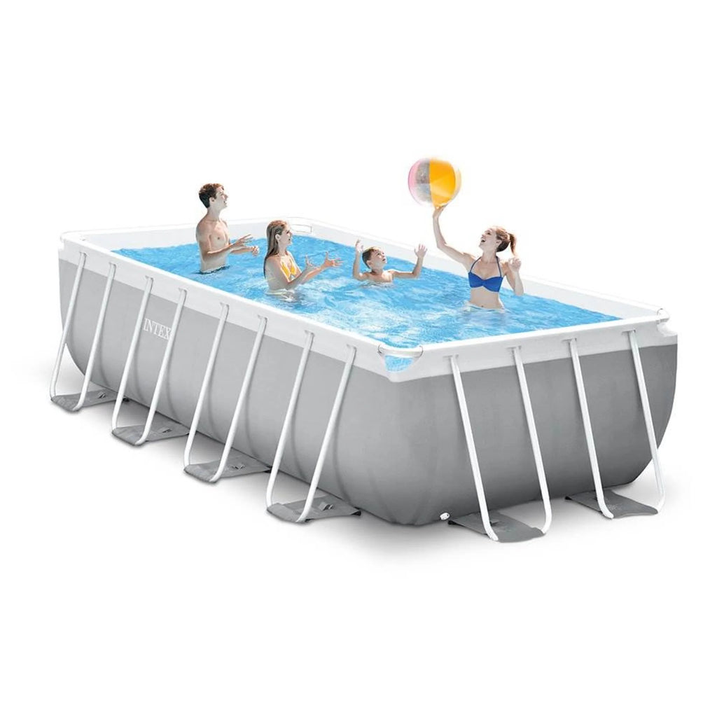 16' x 42 Rectangular Above Ground Swimming Pool Set H995394
