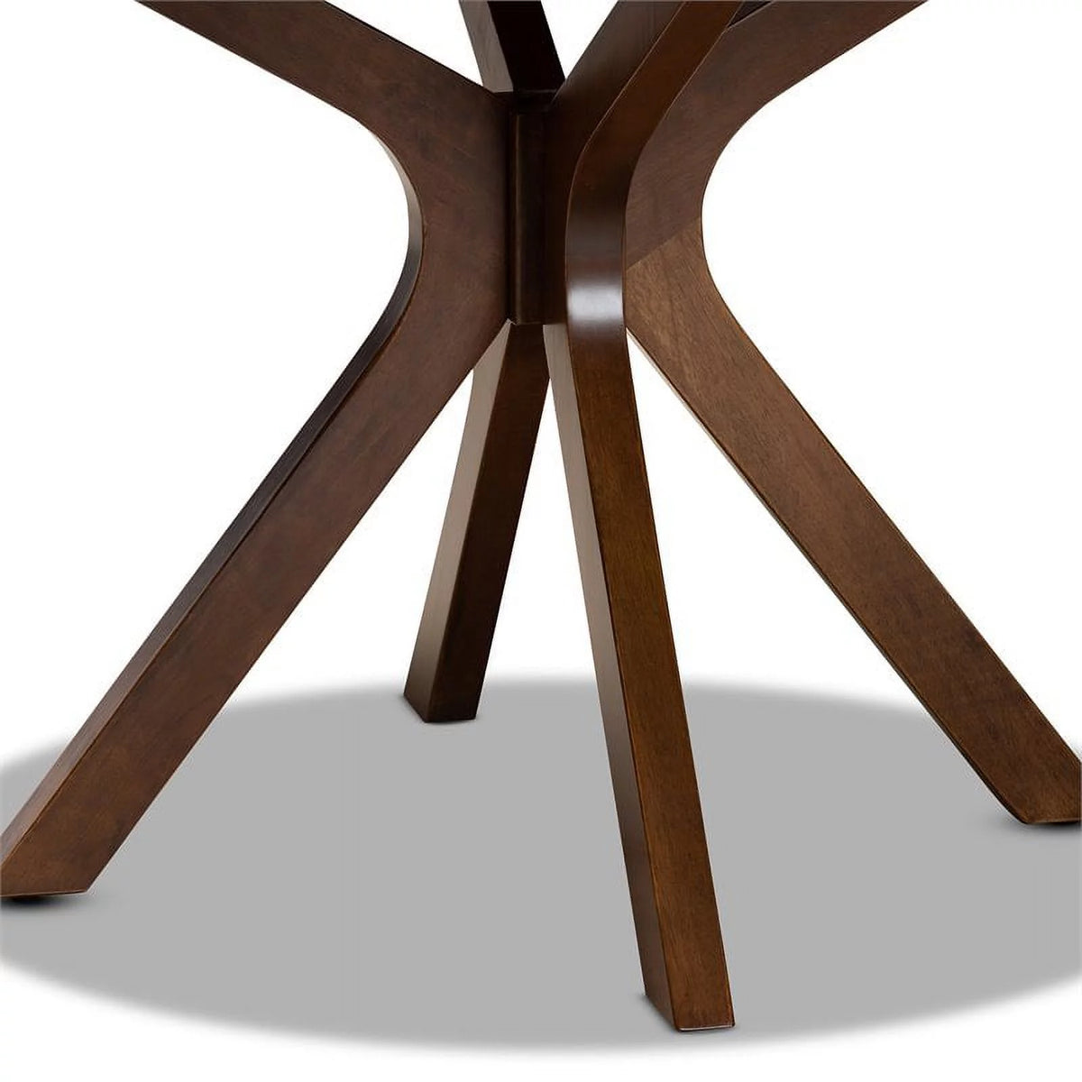 Walnut Round Wood Dining Table Y698293