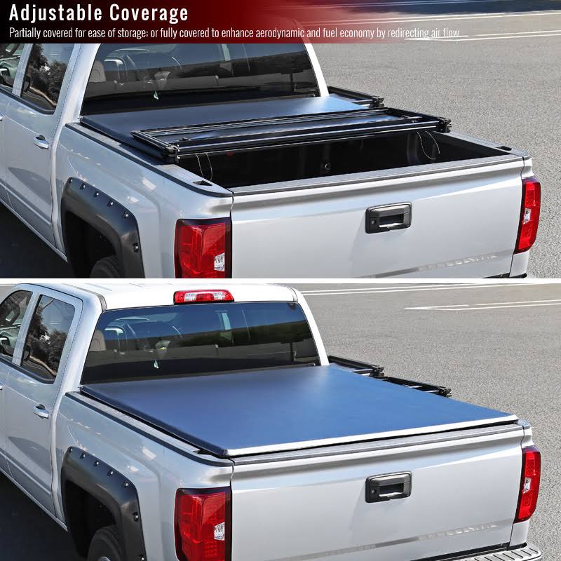 Tri-Fold Tonneau Cover for Nissan Frontier King Cab G730