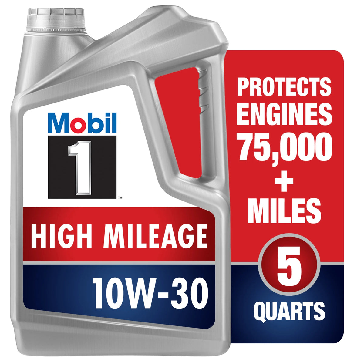 High Mileage Full Synthetic 10W-30 Motor Oil 5 Quart C288