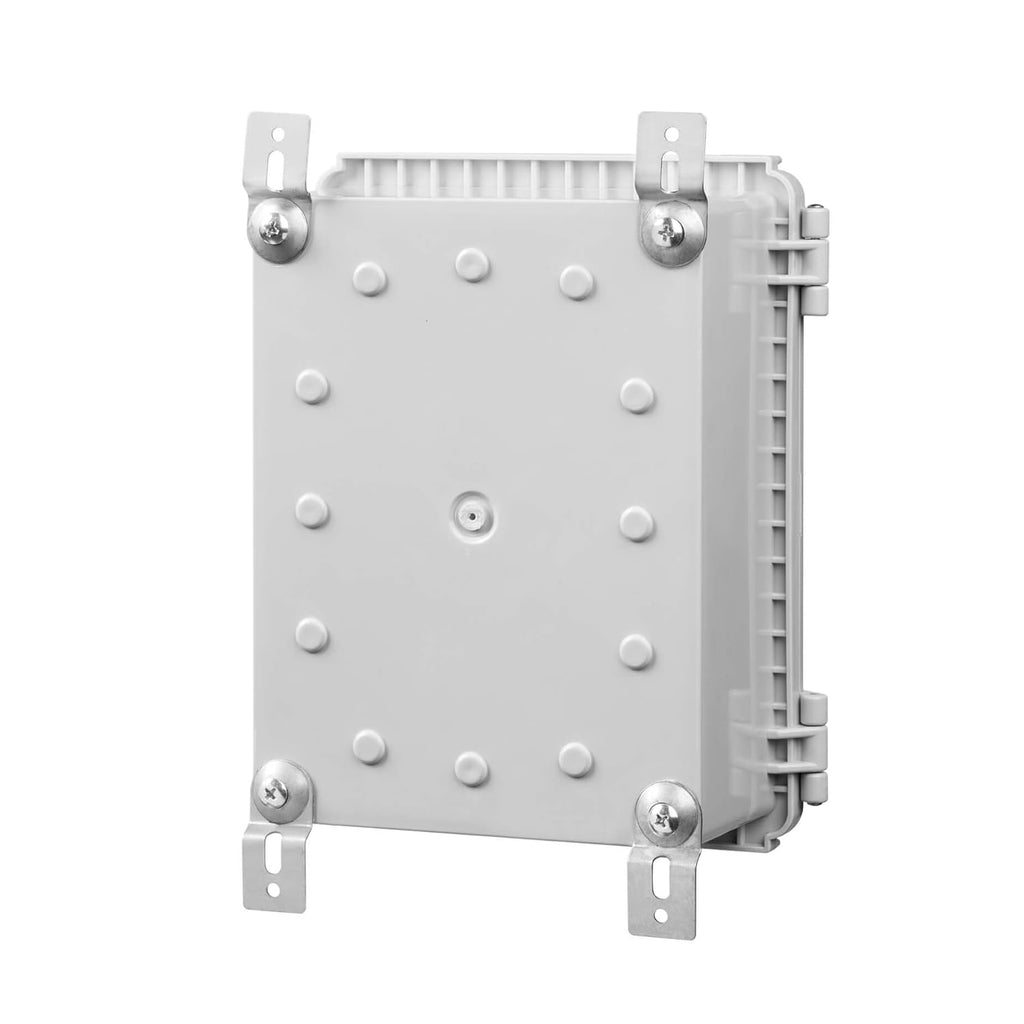 IP67 Waterproof Hinged Cover Plastic Junction Box with Mounting Plate 400×300×180mm B589428
