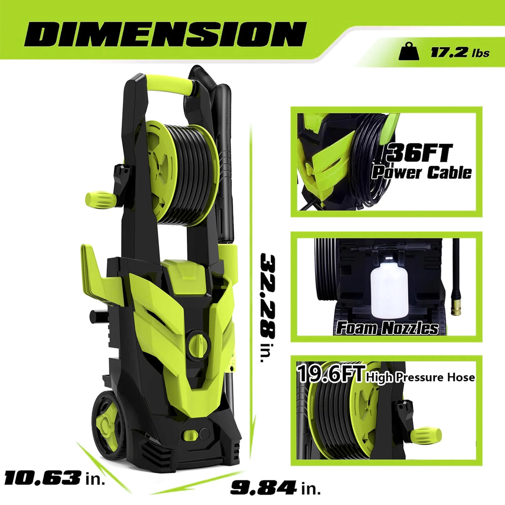 Electric Pressure Washer 3800 PSI 2.4 GPM Z879