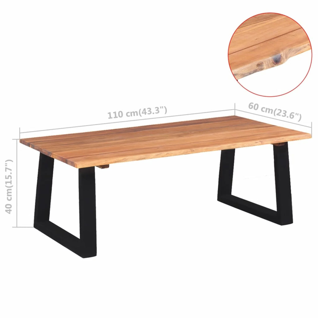 Solid Acacia Wood Coffee Table M906