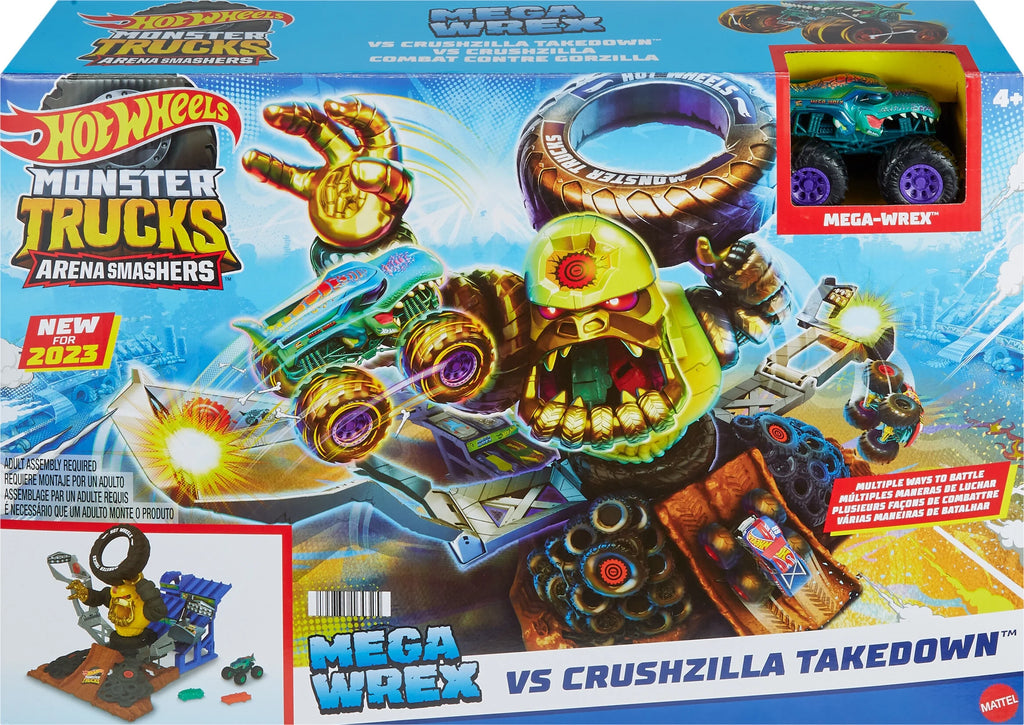 Mega-Wrex vs. Crushzilla Takedown Playset Y717382