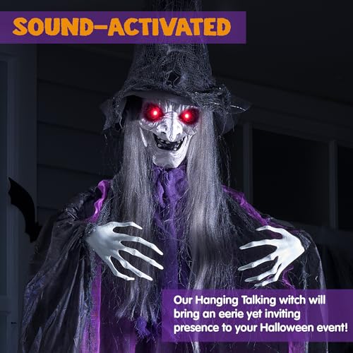 72” Hanging Witch Halloween Decoration X641