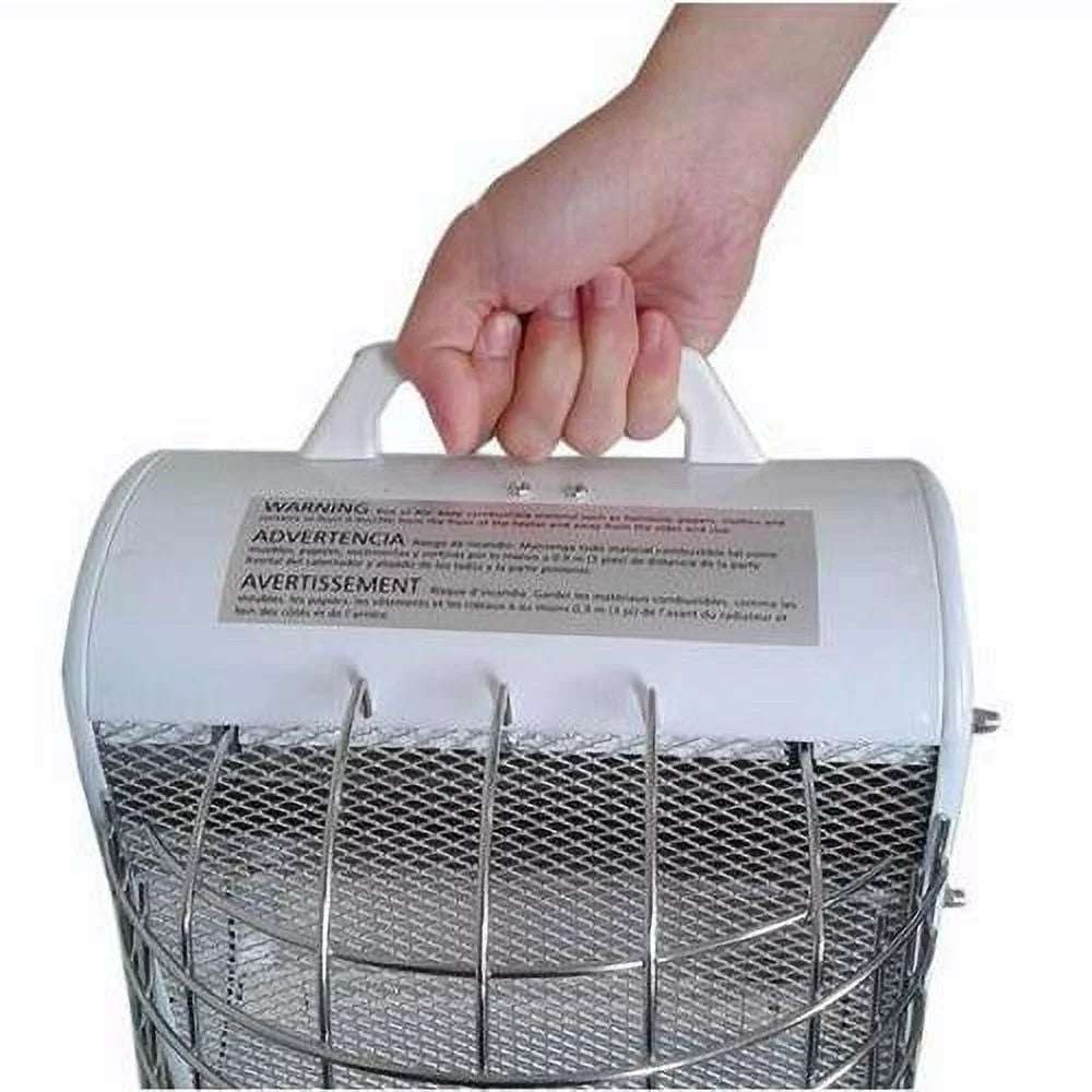 Portable Electric Heater 1500W White N3839