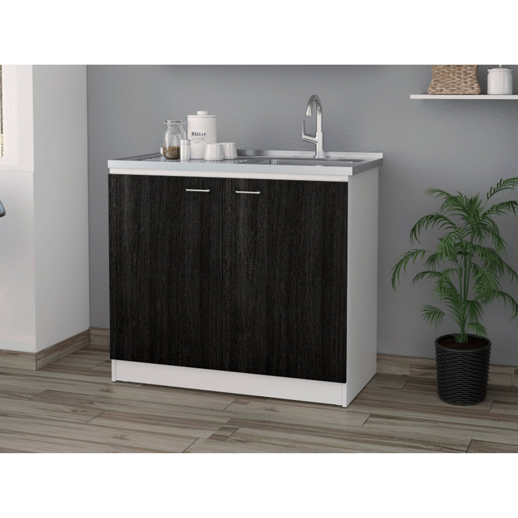 Espresso Utility Sink Cabinet X84171
