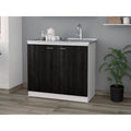 Espresso Utility Sink Cabinet X84171