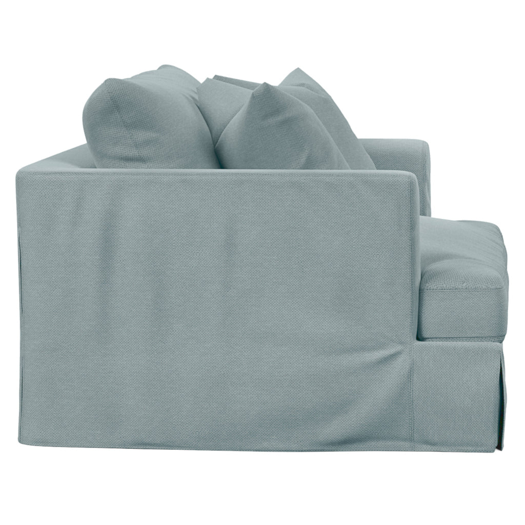 Blue Fabric Slipcover for Chair and A Half E967741