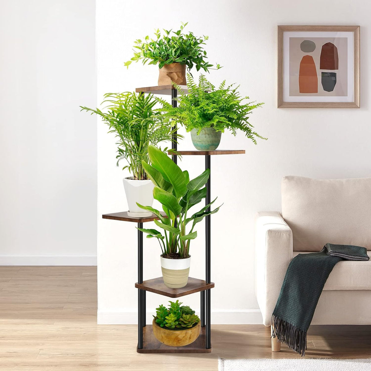 Brown 4 Tier & 5 Tier Plant Stand U246720
