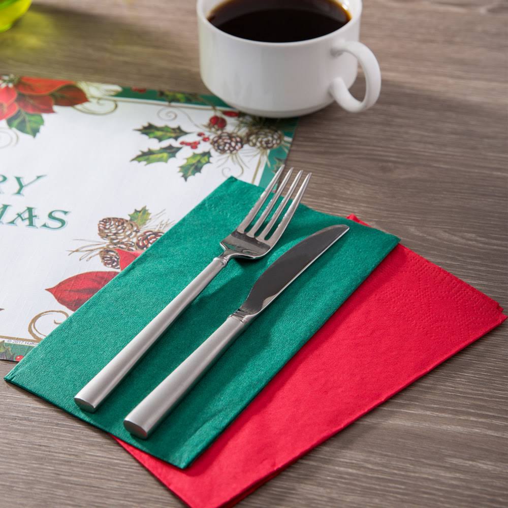 10x22 x 14x22 Merry Christmas Placemat Combo Pack - 250/Case T597804