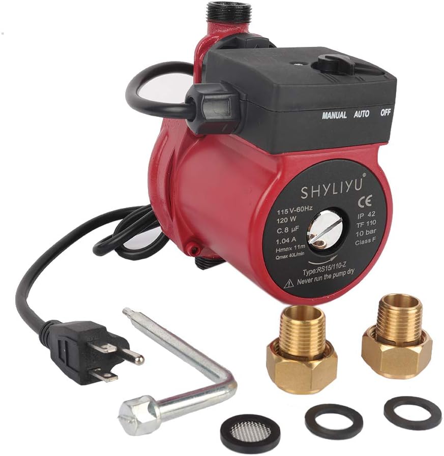 115V/60Hz 1 inch Cast Iron Pressure Booster Pump A936