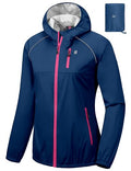 Women's Rain Cycling Stretch Jacket with Hood L497