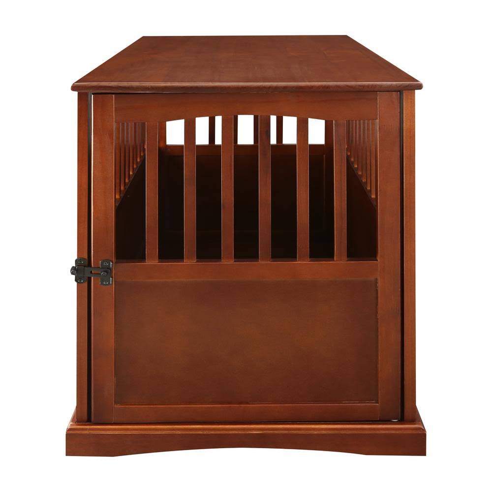 Walnut Pet Crate End Table T935