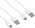 2 Pack 5 ft Micro USB Data Sync Charging Cables N344