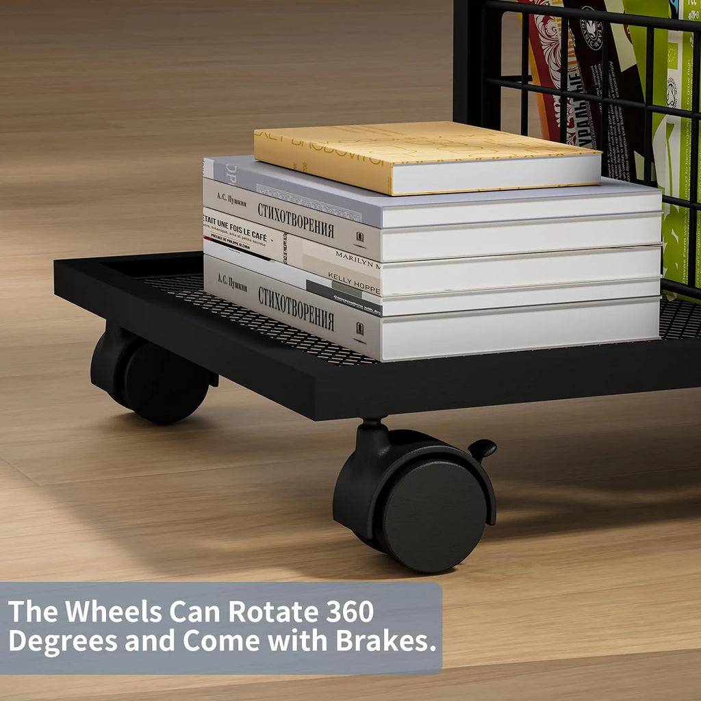 C-Shape Metal End Table with Drawer Z213334