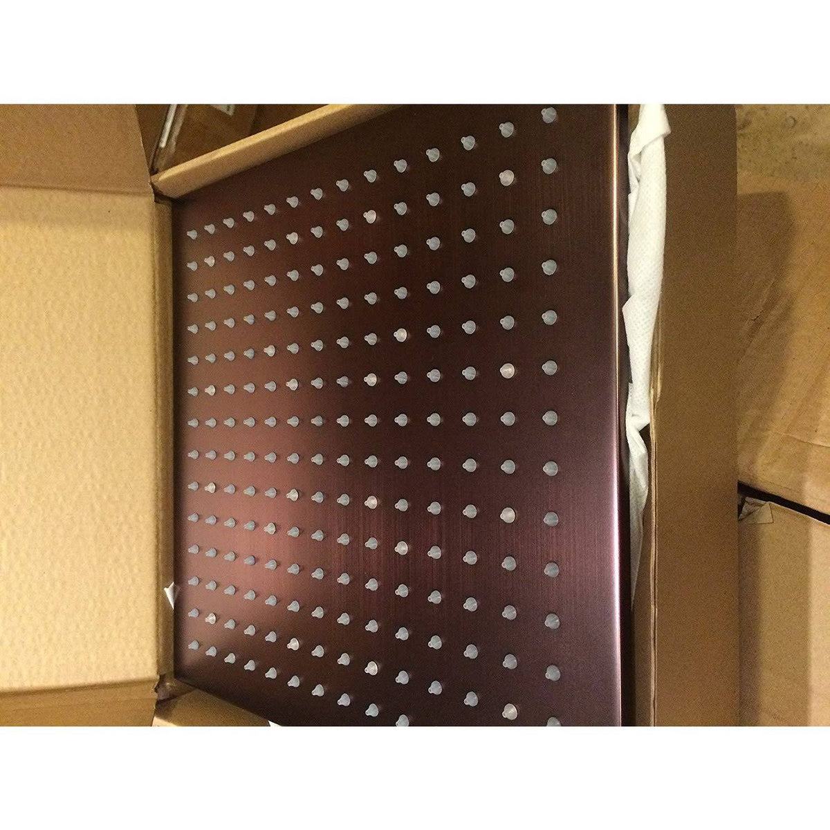 Oil Rubbed Bronze Square Rainfall LED Shower Head R7012