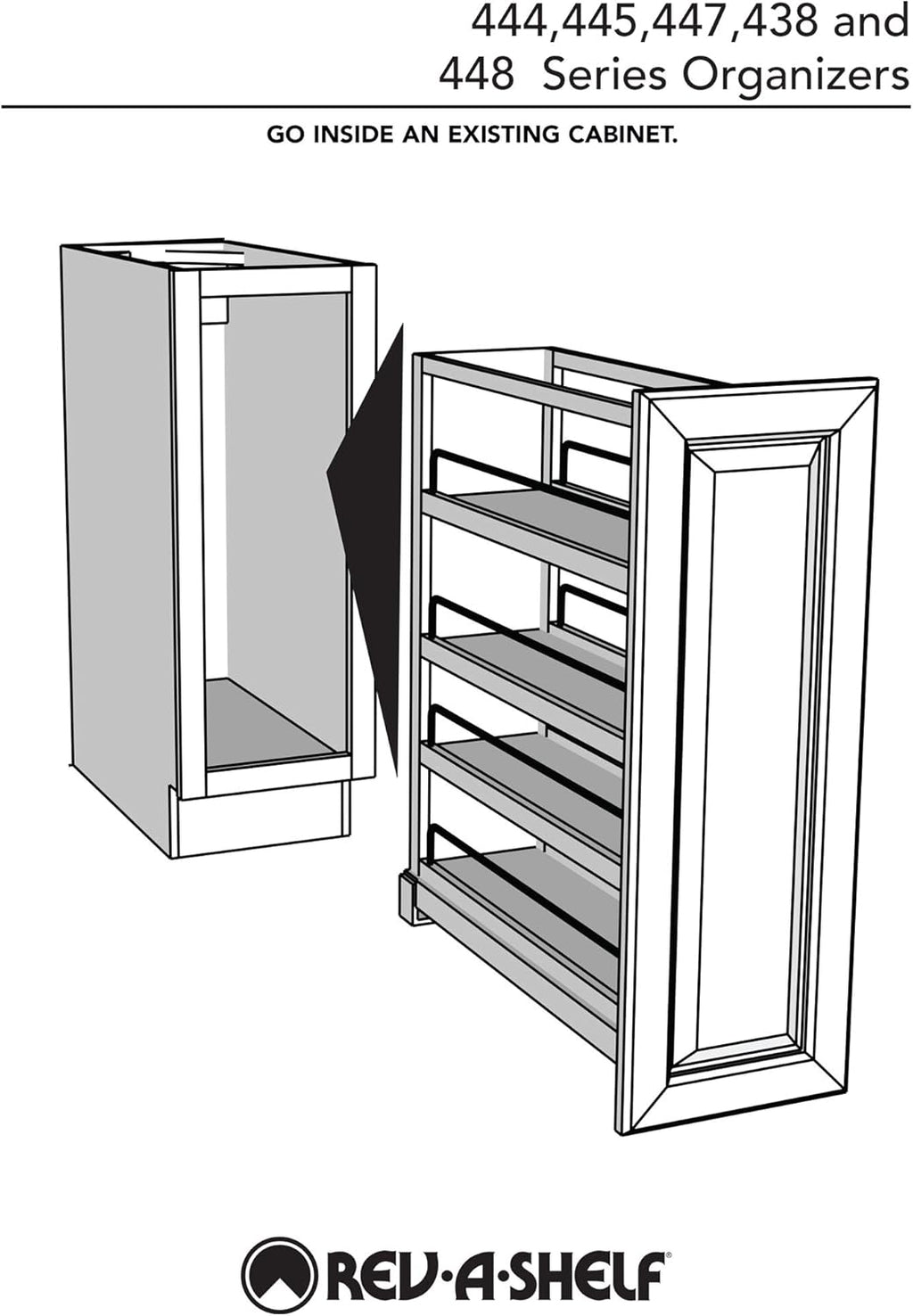 Kitchen Utensil Pull Out Cabinet Organizer with Soft-Close Slides G757