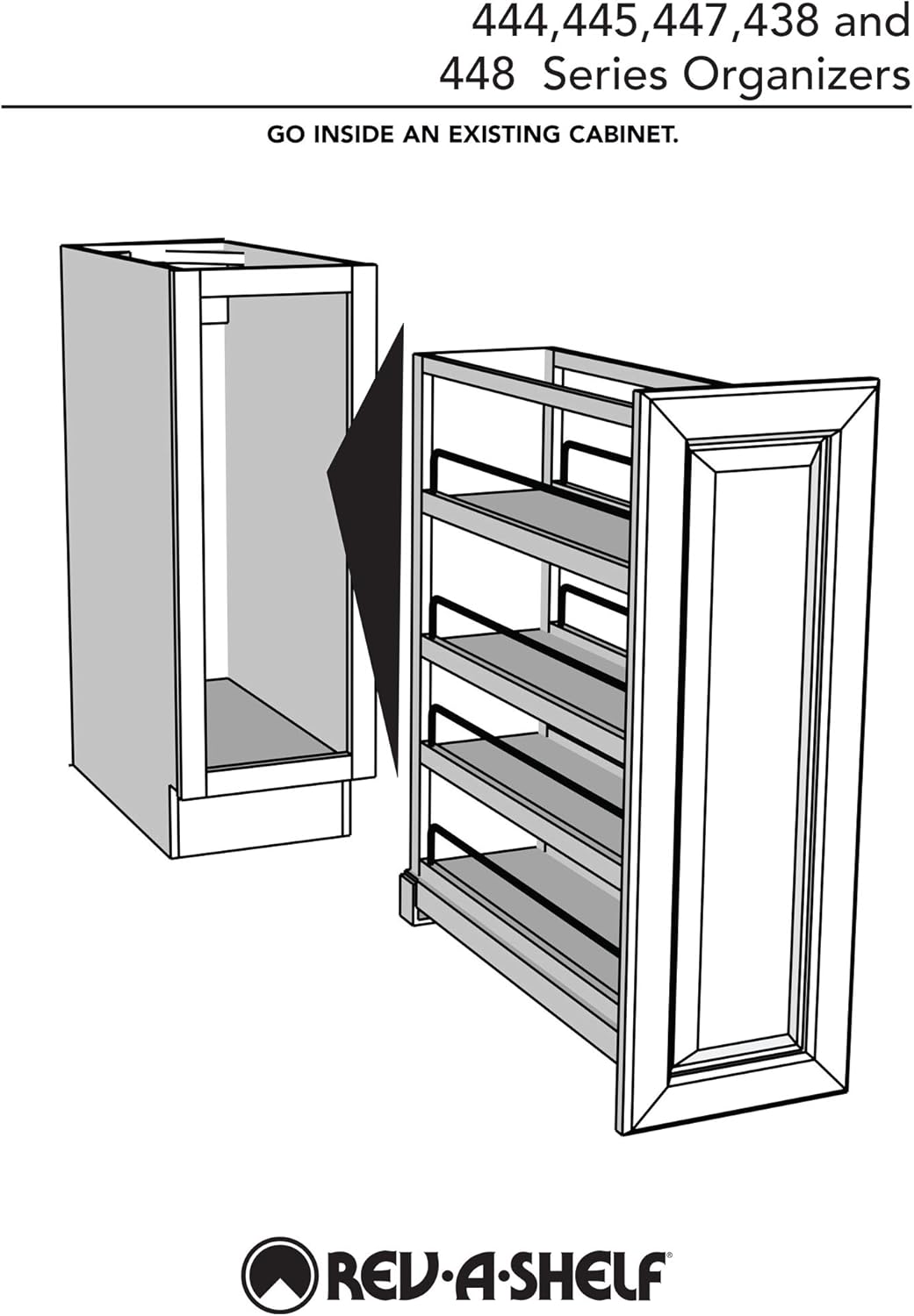 Kitchen Utensil Pull Out Cabinet Organizer with Soft-Close Slides G757