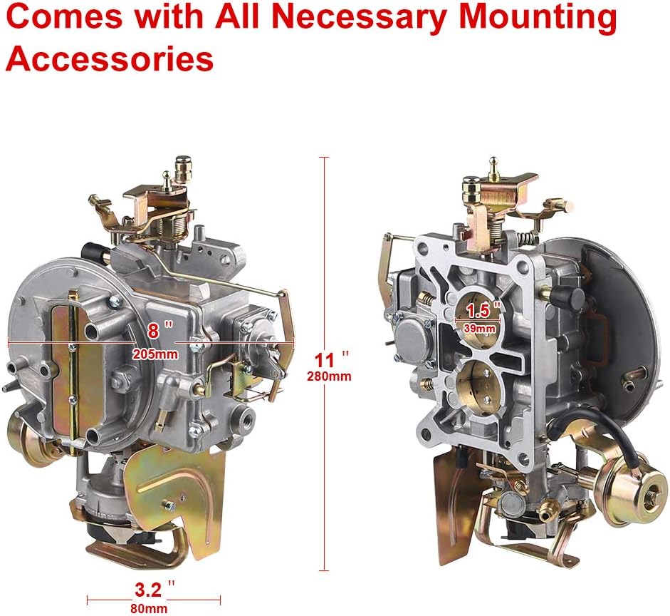 2100 A800 Carburetor Ford 289 302 351 Cu Jeep Engine Two 2 Barrel Carb with Electric Choke A179100